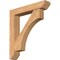 Ekena Millwork Westlake Slat Smooth Bracket w/ Offset Brace, Western Red Cedar, 7 1/2"W x 40"D x 44"H BKT0806X40X44WTL06SWR - alternate 1